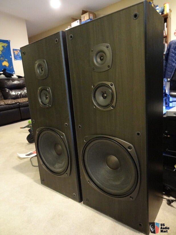 Kenwood JL775 2X140 Watts 3way Floor Standing Speakers System Pair Photo 1152797 US Audio Mart