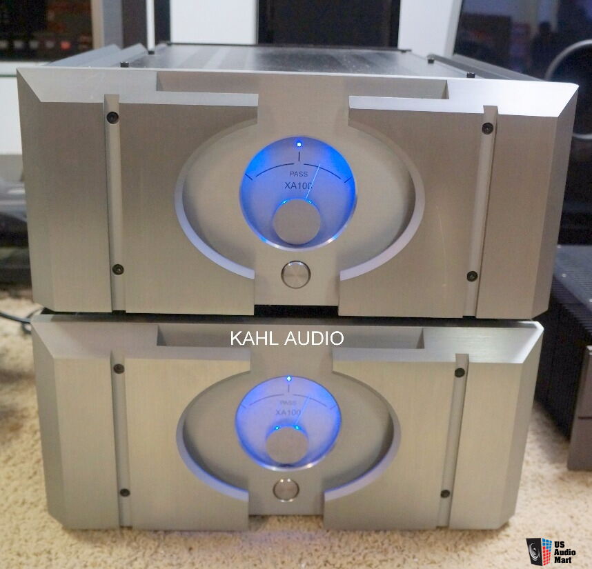 Pass Labs XA100 Class A monoblock amps. Absolute Sound