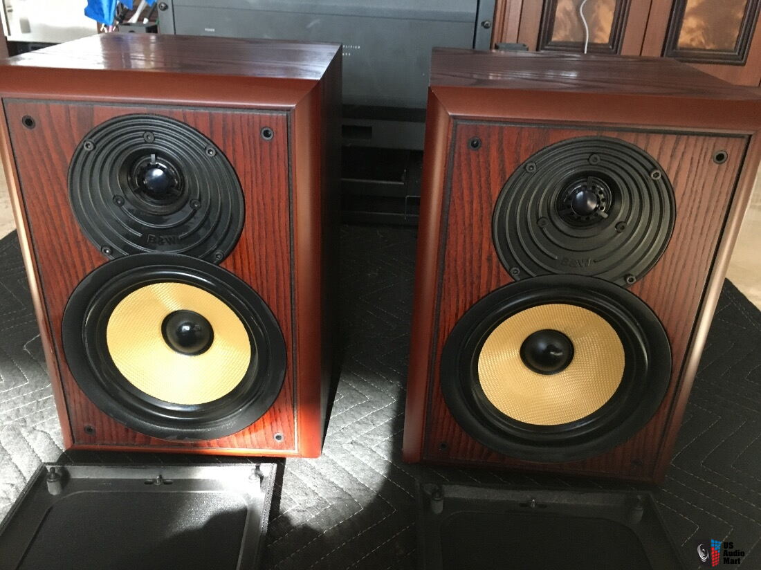 B W CDM2 Rosewood Bookshelf Speakers Pair Photo 1483439 US Audio Mart