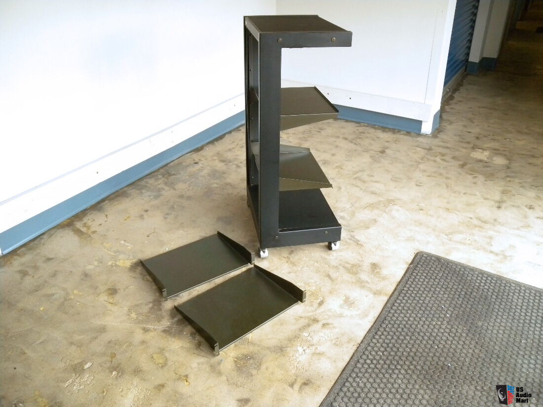 Rare Vintage Yamaha HeavyDuty Black Steel Audio Equipment Rack Photo 1616845 US Audio Mart