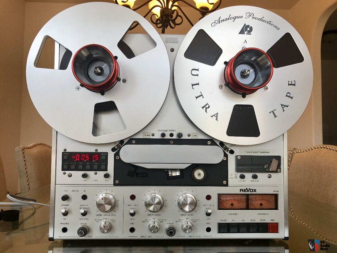 Studer Revox PR99 MKII reel to reel, Tape Project Machine. EDITED