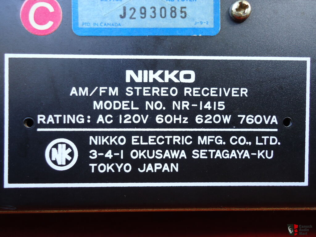Nikko Nr-1415 Service Manual