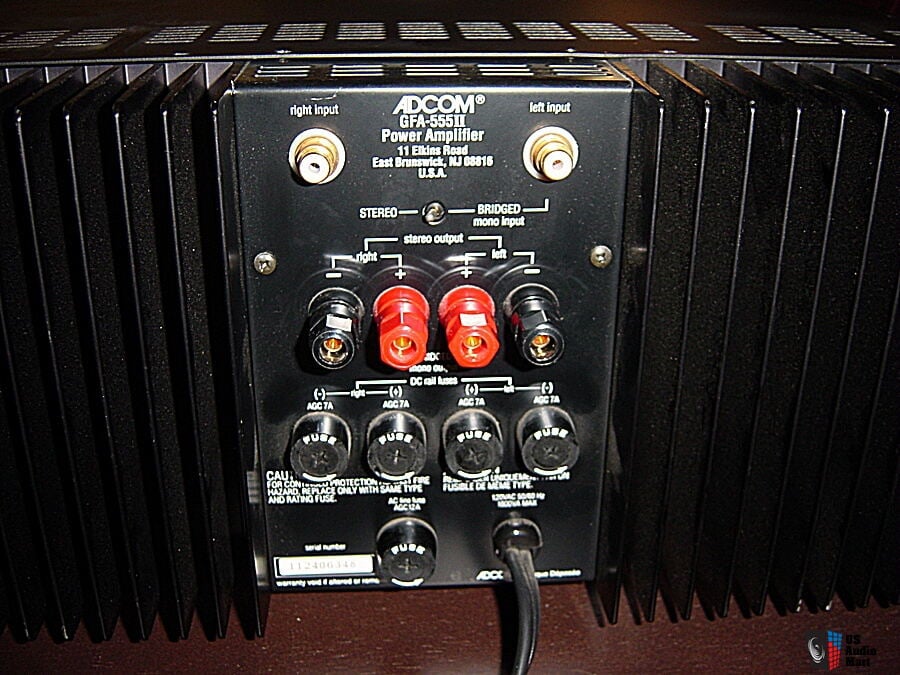Adcom GFA 555 II Power Amps (Pair) Photo #797286 - US Audio Mart