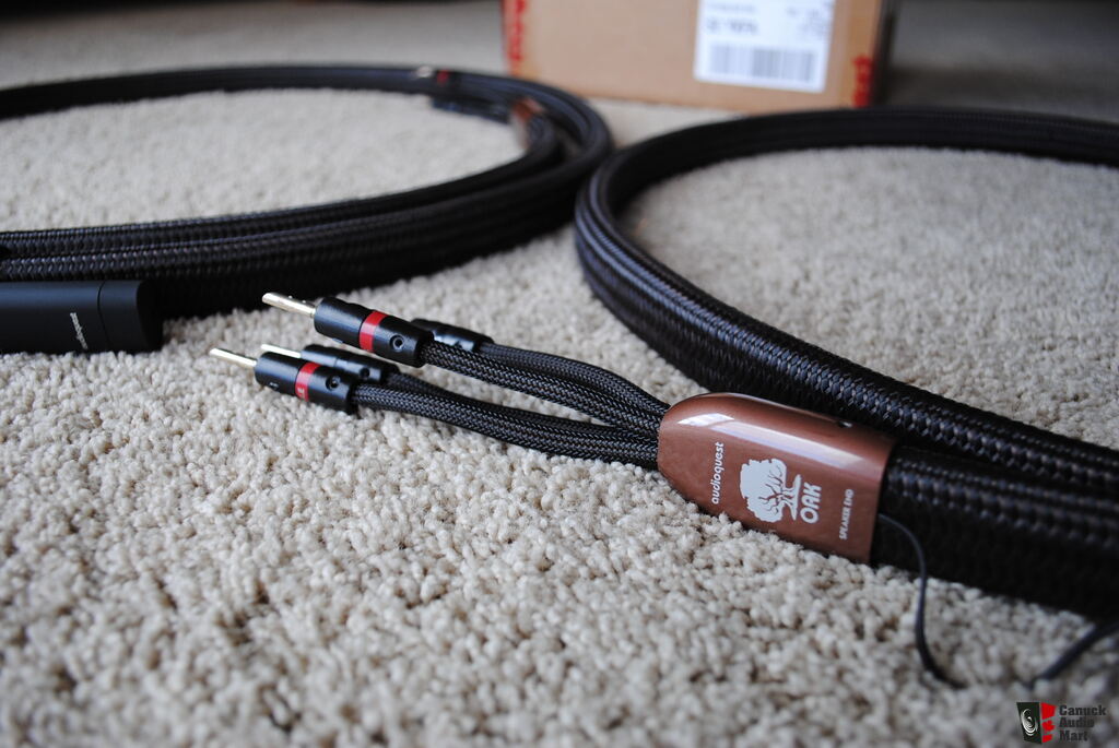 Audioquest Oak 8ft. pair biwire speaker cables Photo 928450 US Audio Mart