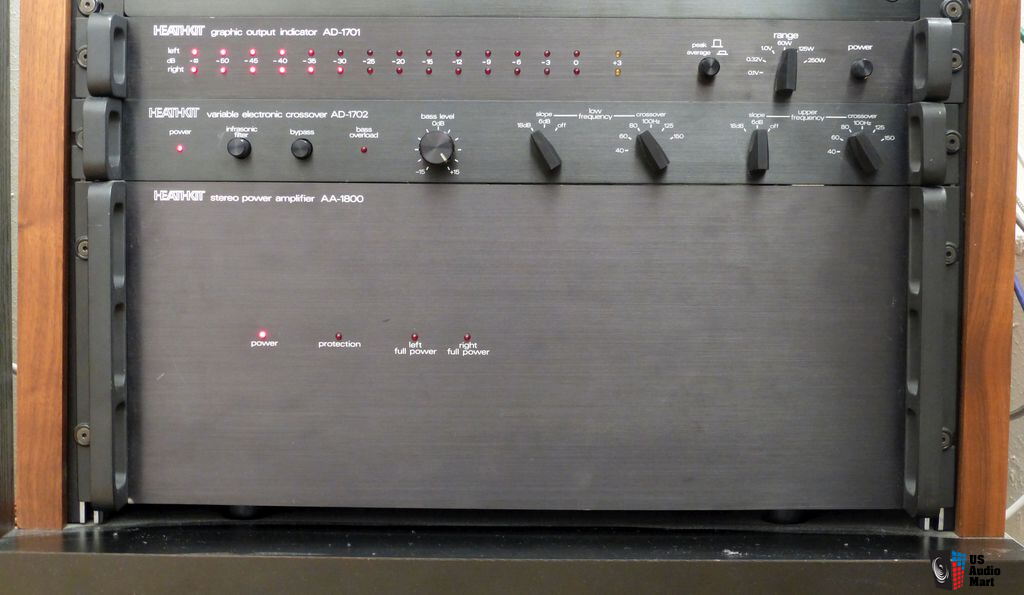 Heathkit AA 1800 Amp AD 1701 Graphic Output Indicator AD 1702 