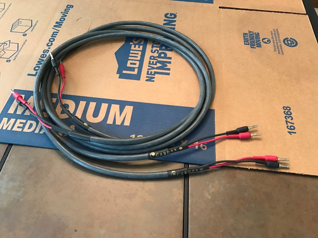 Cardas Twinlink 11C 2.5 meter speaker cables For Sale US Audio Mart