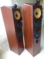 Bowers & Wilkins B&W CDM 9NT Red Cherry Speakers - Excellent 