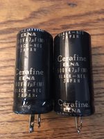 ELNA Cerafine/セラファイン コンデンサー 500V-47uF Pair: Elna Cerafine 47uf 500V Capacitor for B+ Power Supplies