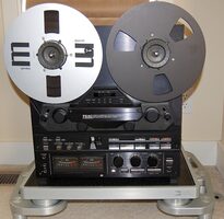 Teac X2000R auto reverse 10 reel to reel deck in black For Sale