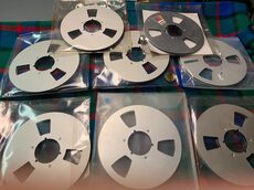 Reel Tapes #3 for 7 inch Blank Sony and TDK, 10 inch metal takeup