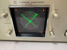 【ジャンク品扱い】 Technics SU-4/SH-MX3 Technics SH-3433 Quad 4 Channel Audio Scope Photo #4250004