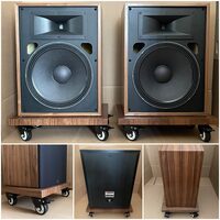 JBL 4655 Speakers w/ Custom Stands and Extras (Fully Restored