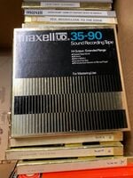 Reel Tapes 7 inch Blank Maxell Basf Audiotape most have quality recordings  lot sale For Sale - US Audio Mart