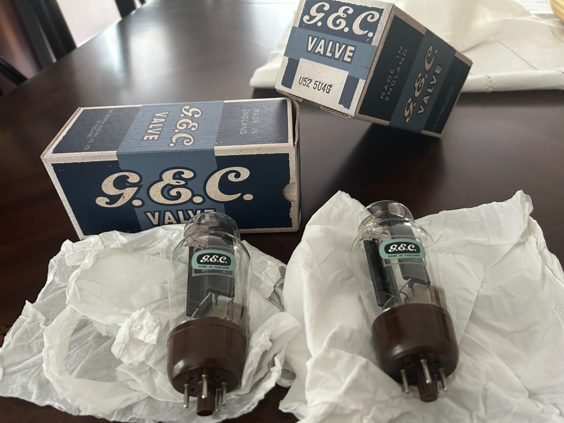 珍品レア】GEC Gecovalve U50／5Y3G NOS整流管 Yahoo!オークション
