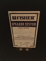 fisher 104 speakers