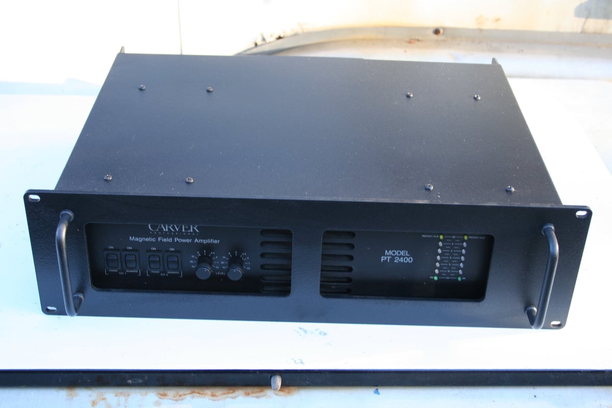 RARE Carver PT2400 POWER Amplifier2400 WATTSSTEREOMONOBRIDGABLE2