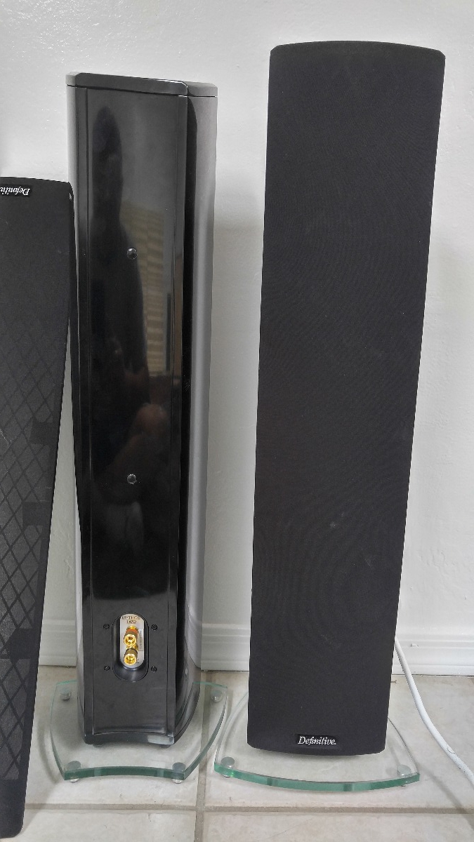 Definitive technology mythos two speaker pair For Sale US Audio
