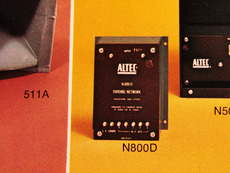 One pair Altec N-800-D Dividing Network 800 Cycles 16 Ohm