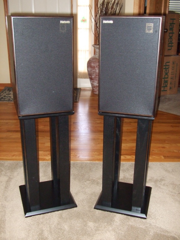 Harbeth Monitor 30.1 speakers w/matching stands For Sale US Audio
