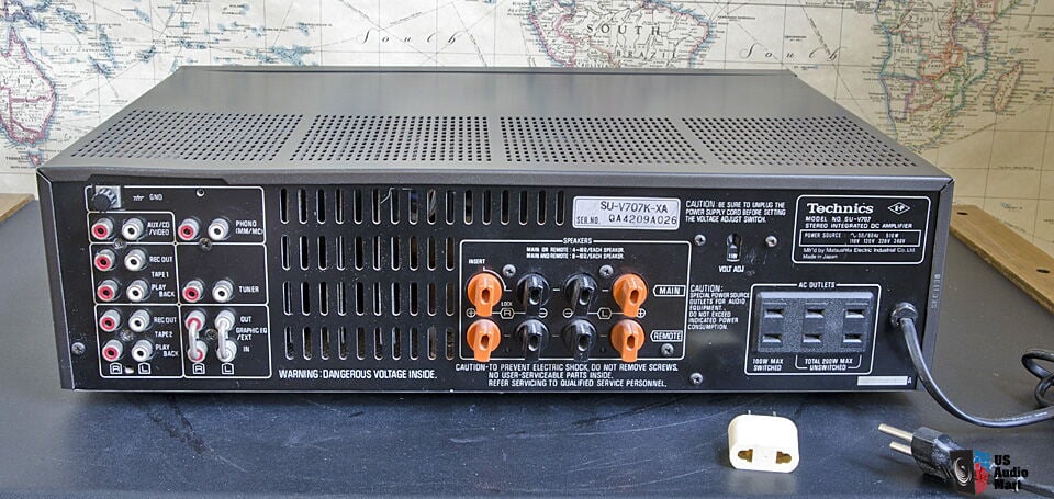 Technics Model Su V Stereo Integrated Dc Amplifier Wpc Rms Photo Canuck Audio Mart