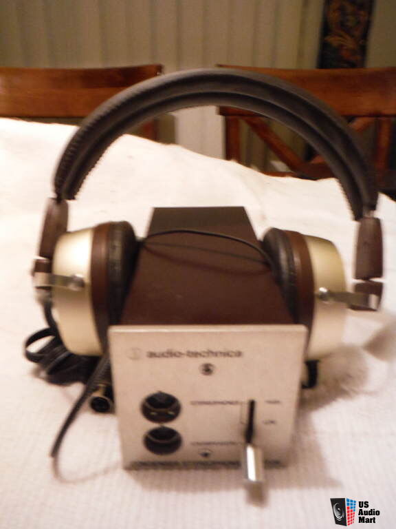 Audio-Technica AT- 706 Electrostatic Stereoheadphones & Adapter 