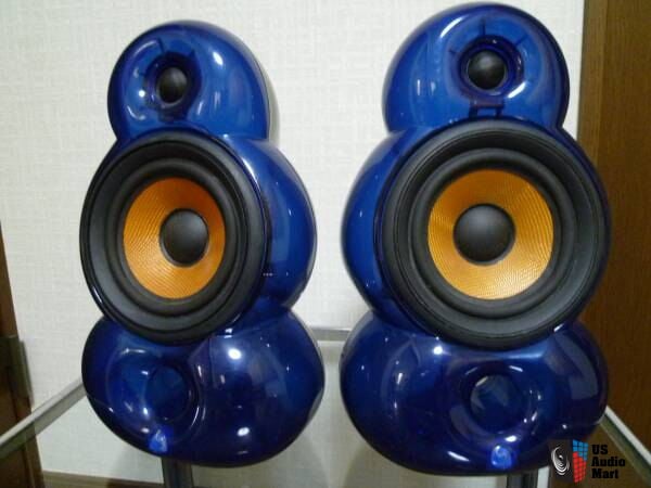 Scandyna Blueroom B&W Lucente Blue Minipod Speakers w/Omni