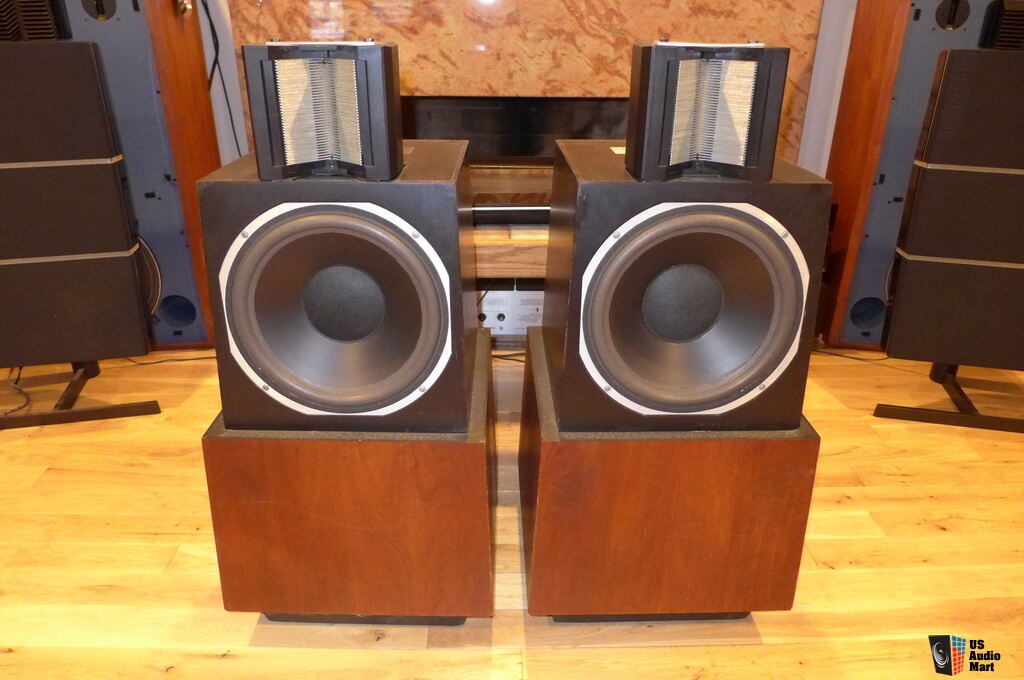 1053088 57cb9994 Pair Of Vintage Audiophile Ess Amt 1b Floor Standing Speakersrestored Usa 