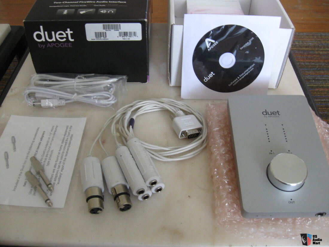 Apogee duet firewire drivers