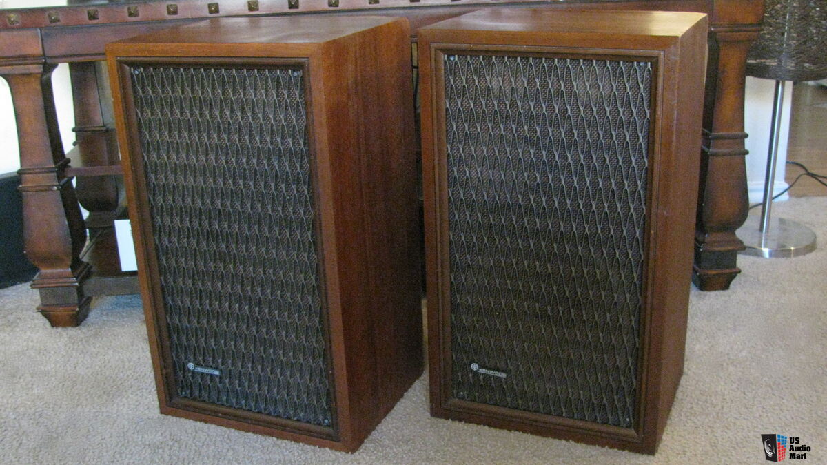 Rare Vintage Kenwood Kl 4080 Large Bookshelf Speakers Photo