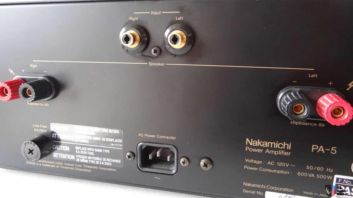 Nakamichi PA-5 Stereo Amplifier Photo #1087945 - US Audio Mart