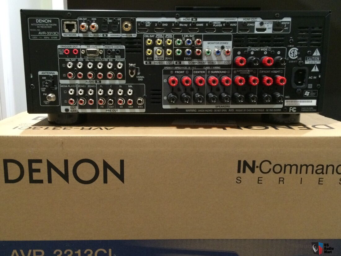 Denon AVR-3313CI : 7.2 Channel 4K & 3D Pass Through, Networking