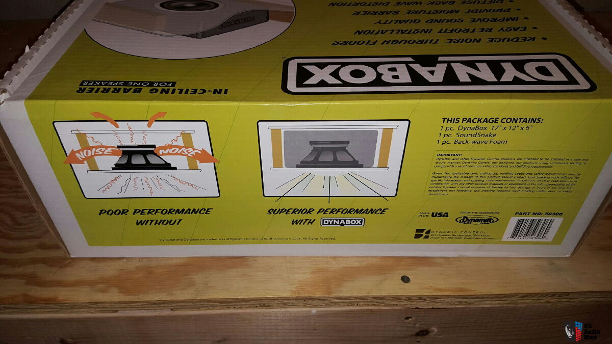 Dynamat Dynabox Speaker Enclosure For In Ceiling Speakers