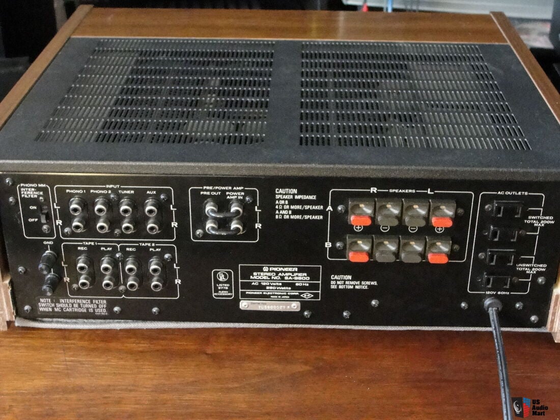 Pioneer SA-900 Amplifier Owners Manual