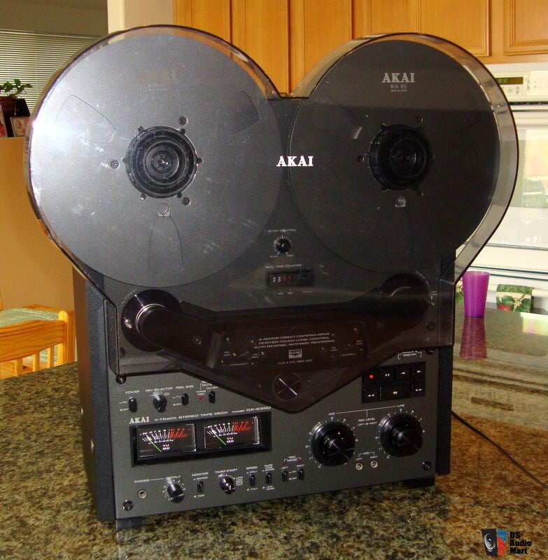 Akai GX-635D Black Vintage Reel to Reel Deck/Recorder..Very Nice Photo  #1177224 - US Audio Mart