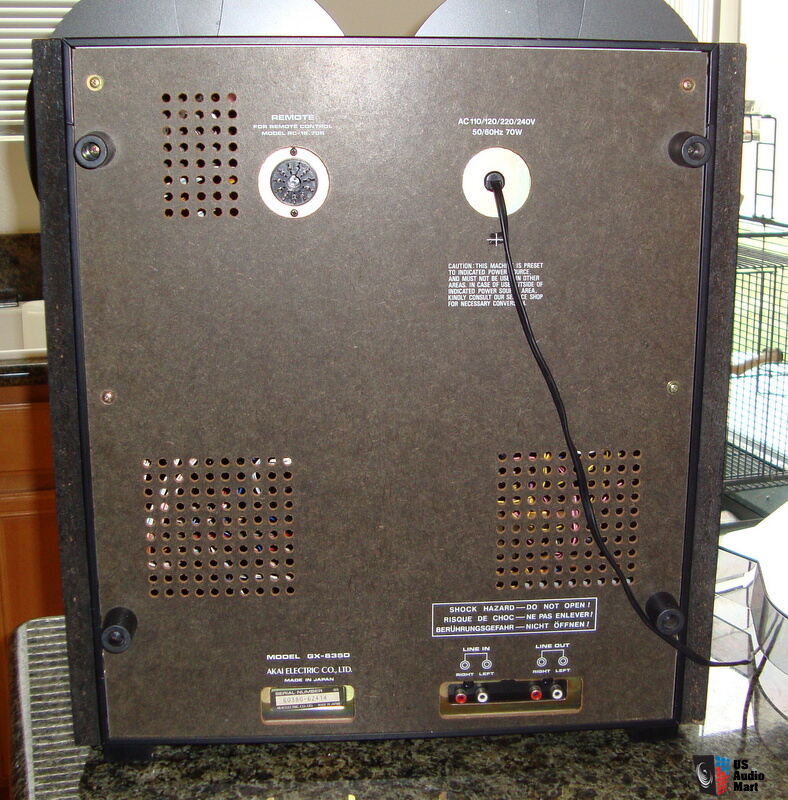Akai GX-635D Black Vintage Reel to Reel Deck/Recorder..Very Nice