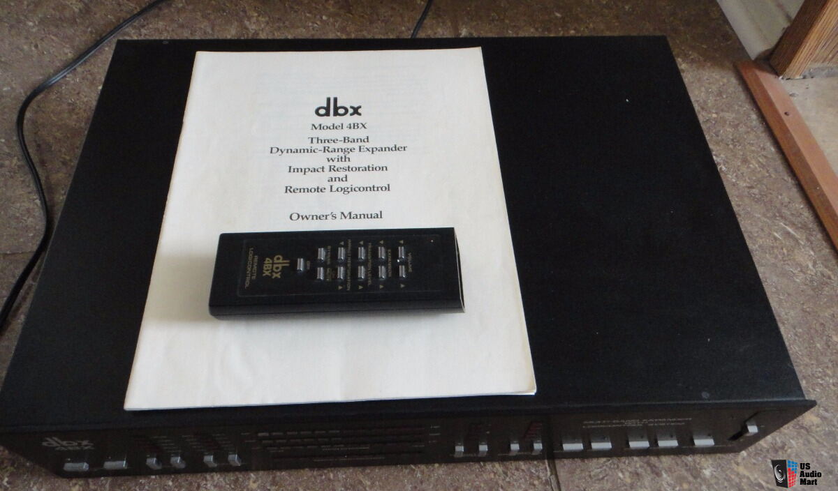 Vintage DBX 4BX Multi-Band Expander / Enhancer with orig Remote