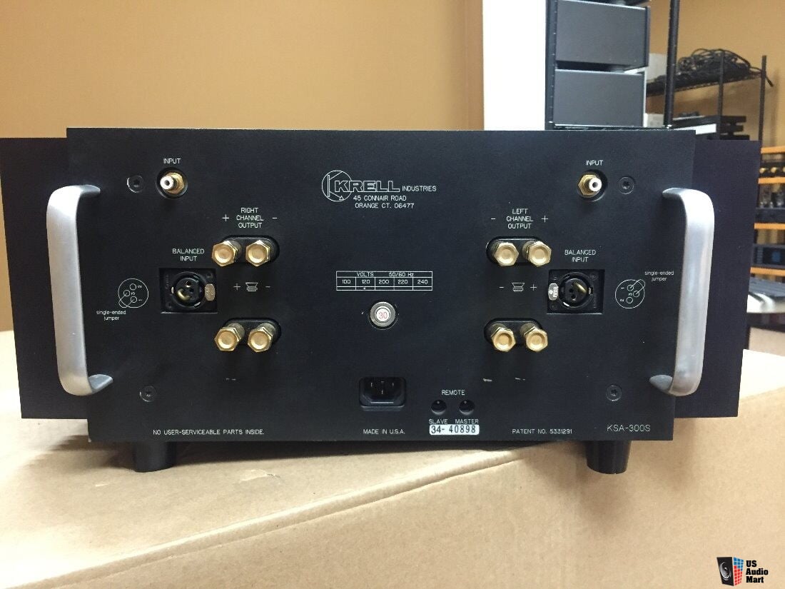 Krell KSA-300S Class A 300 Watt Stereo Power Amplifier Photo #1272915