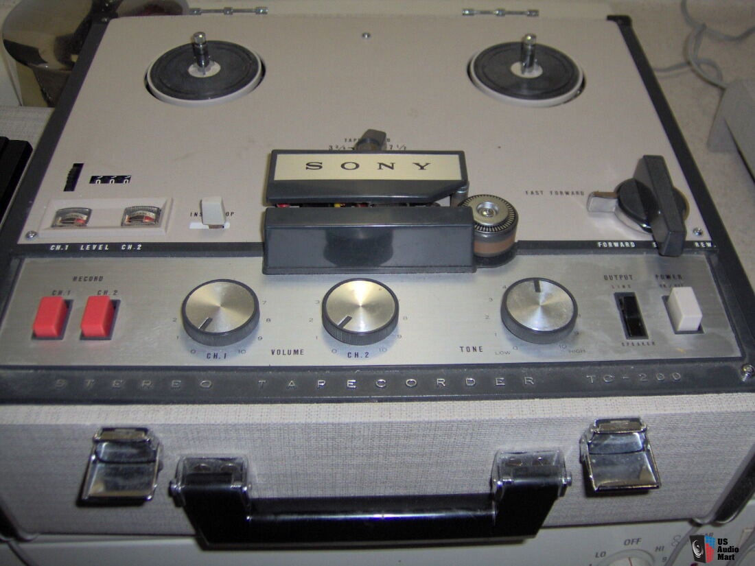Vintage1960's Sony TC-200 Stereo REEL TO REEL Tape Deck Player-All  Original! Best Offer For - US Audio Mart