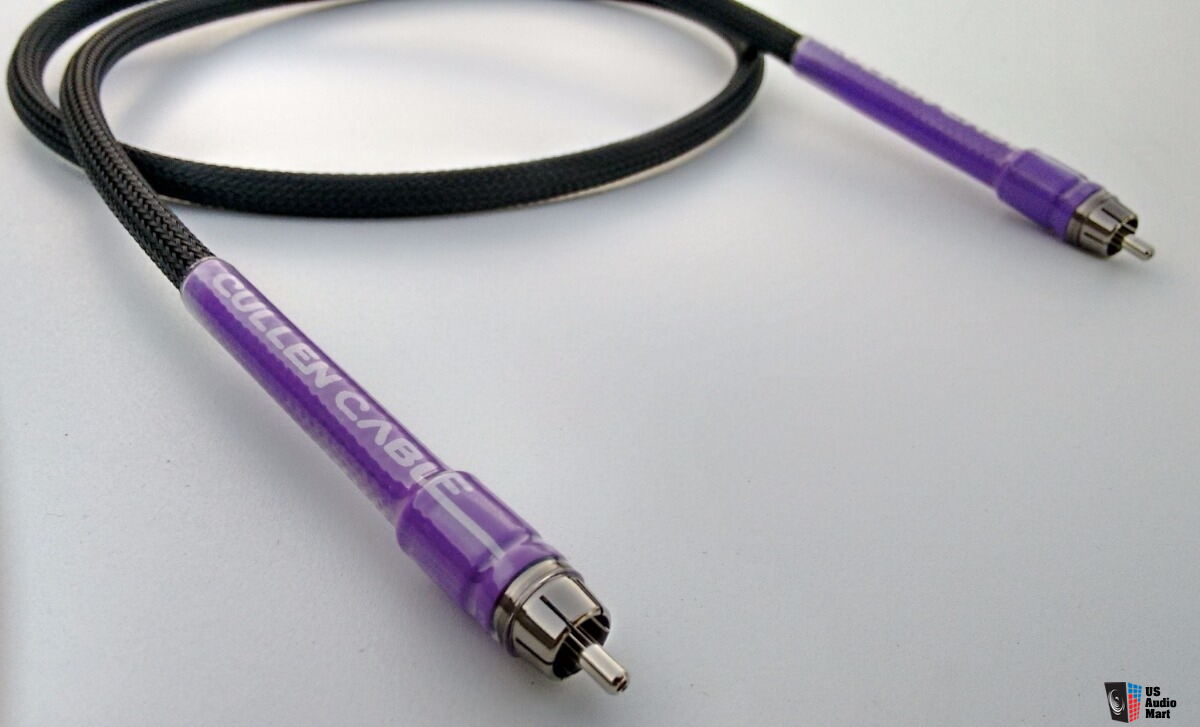 Cullen Cable True 75 Ohm 1 Meter Nitin Digital RCA Cable Made In The 