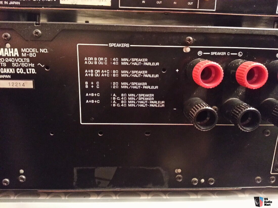 Flagship Yamaha M80 Amplifier 250wpc Photo 1311282 UK Audio Mart