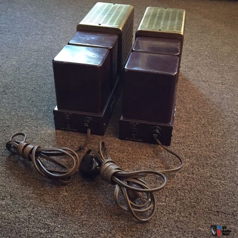 The Fisher Model 100 mono power amps - Working Photo #1324805