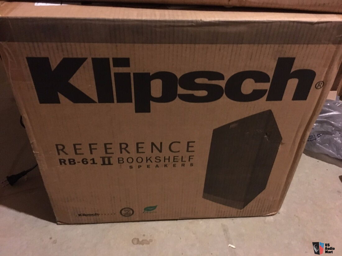 Klipsch Rb 61 Ii Bookshelf Speakers New Free S H Photo