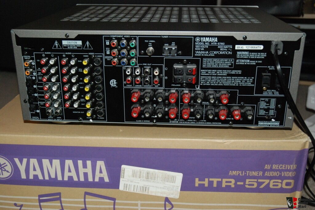 Yamaha HTR-5760 (Silver) 7.1 Channel Receiver Photo #135938 - US Audio Mart