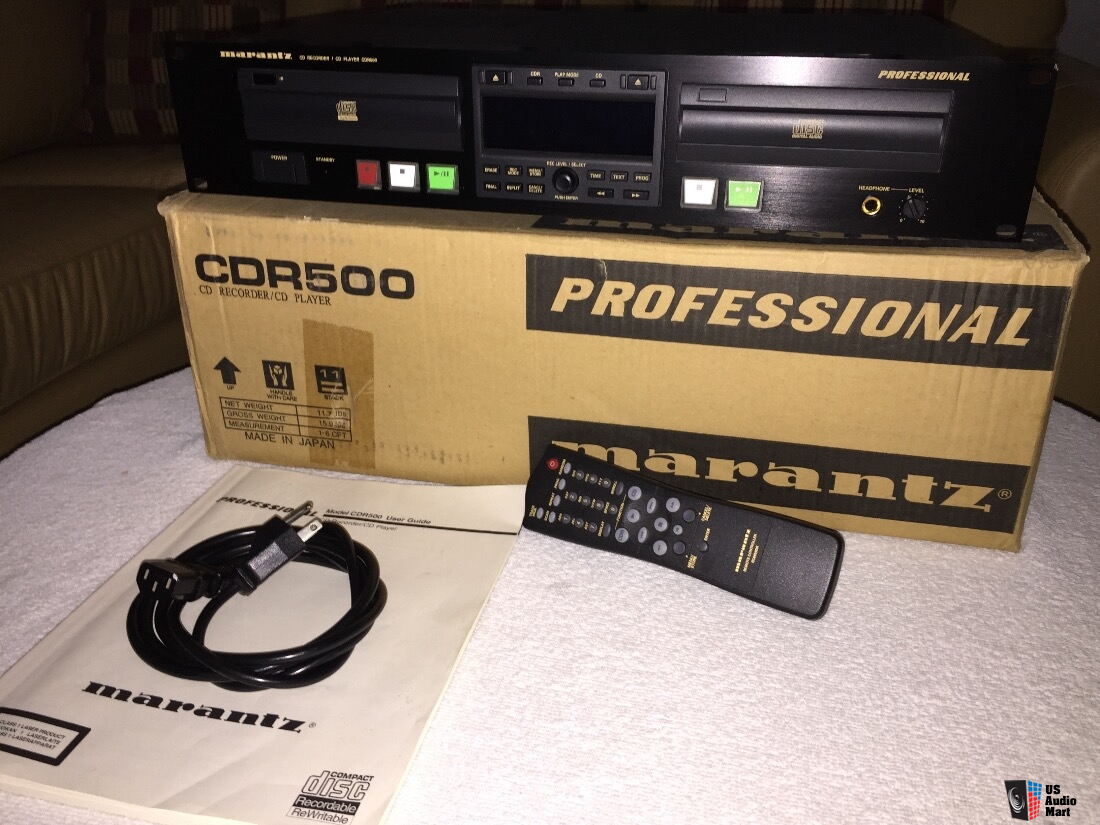 Marantz PRO CDR500 DUAL DECK CD RECORDER that can record/convert VINYL