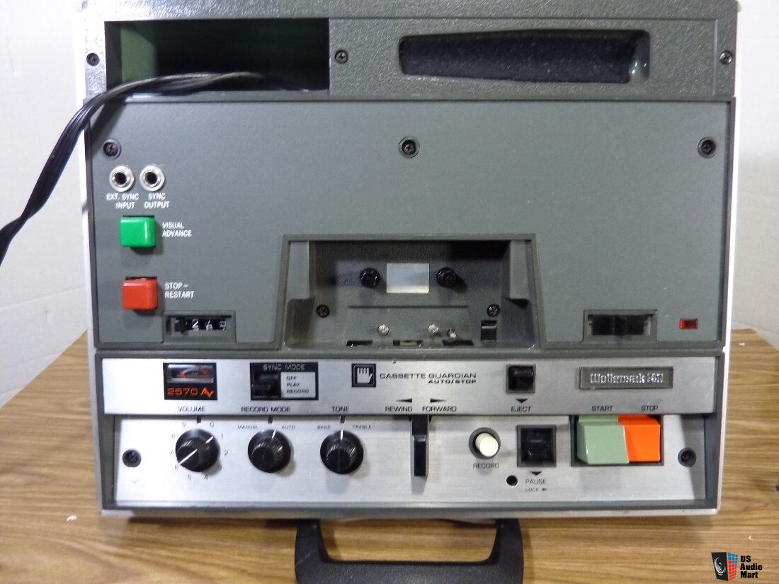 Vtg Wollensak 3m Cassette Tape Deck System in Working Condition
