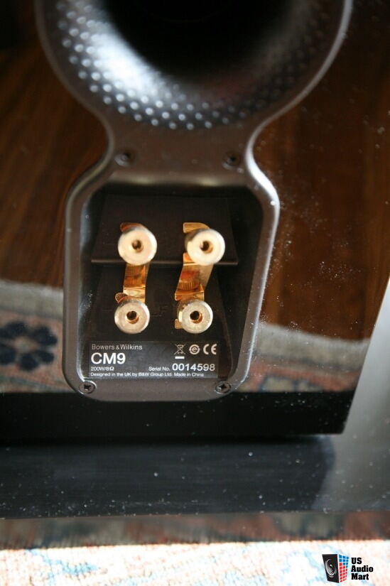 B&W CM9 Piano Black Bowers & Wilkins British Audiophile Photo