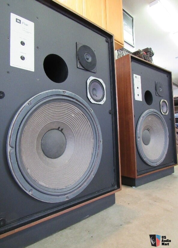 Malawi Rejsende købmand eksil JBL L45 Flair Speakers Walnut Precision Tested to Verify Superb Performance  135A LE25 LE5-2 Dealer Ad - US Audio Mart