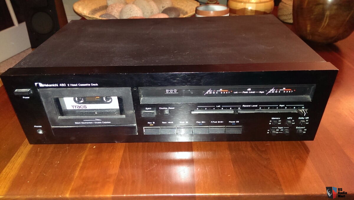 Nakamichi 480 - 2 head cassette deck for easy repair or parts