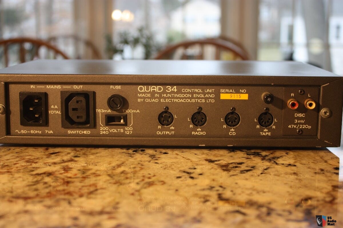 Quad 34 Preamp, Preamplifier for sale. Classic British sound Photo