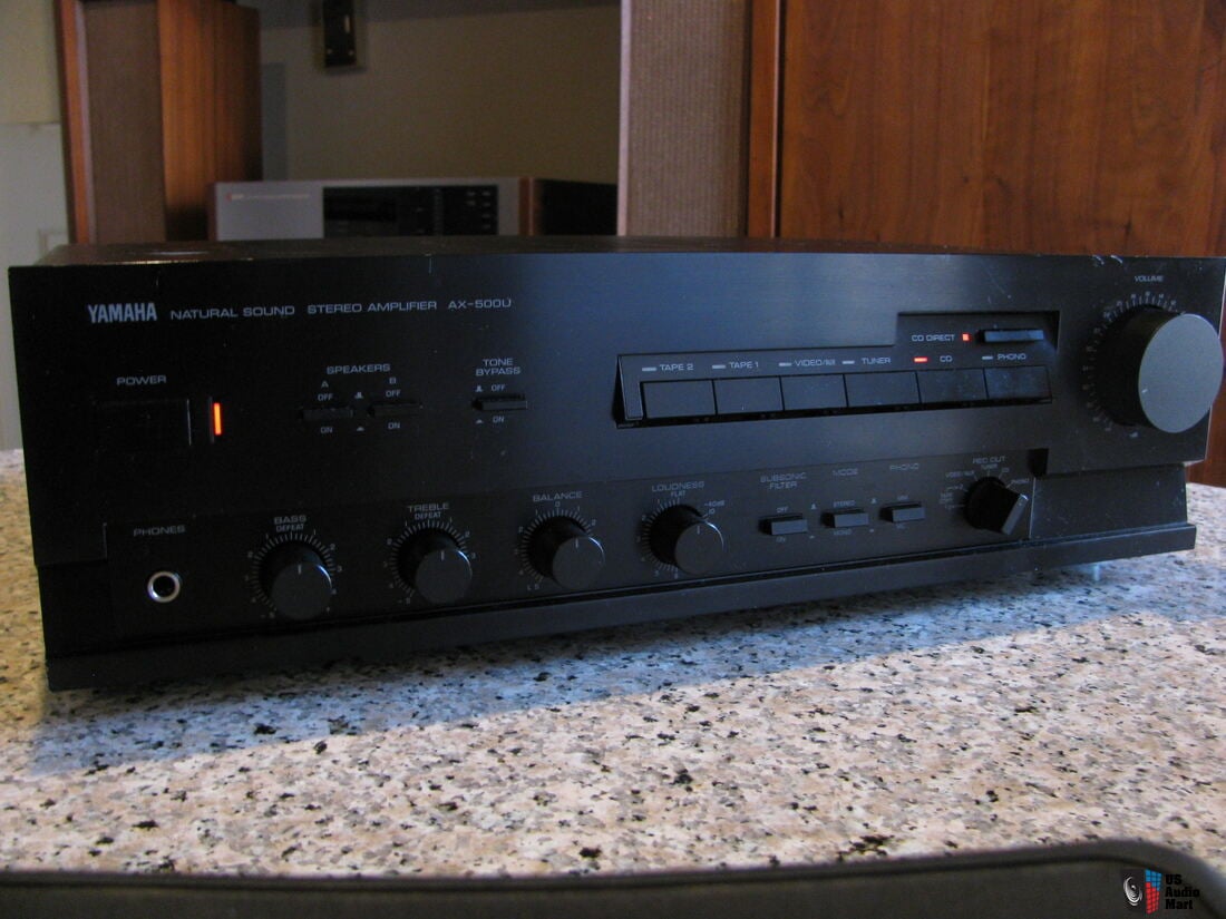 Vintage Yamaha Natural Sound Integrated Amplifier Ax U Stereo Tuner And Band Per Side Eq